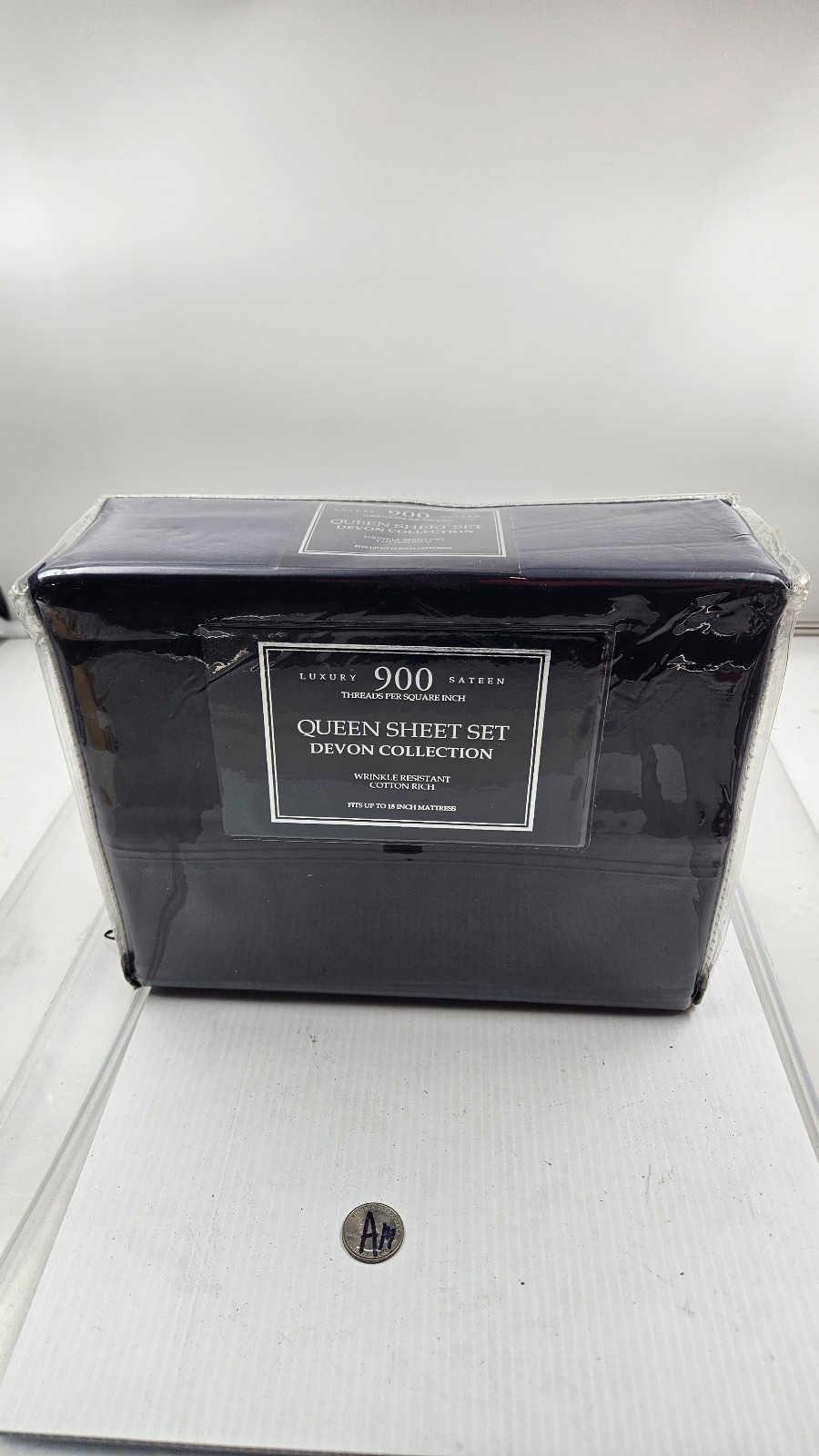 LUXURY 900 SATEEN THREADS PER SQUARE INCH QUEEN SHEET SET DEVON COLLECTION