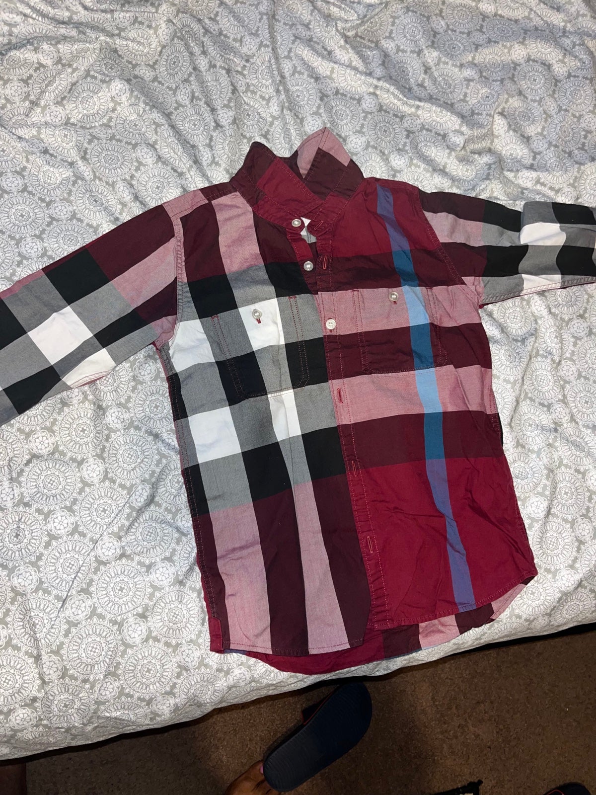 Burberry shirt store kids pink