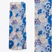 Zara NWT Ivory/Blue Satin Effect Retro Floral Print Strapless Midi Dress Size XS