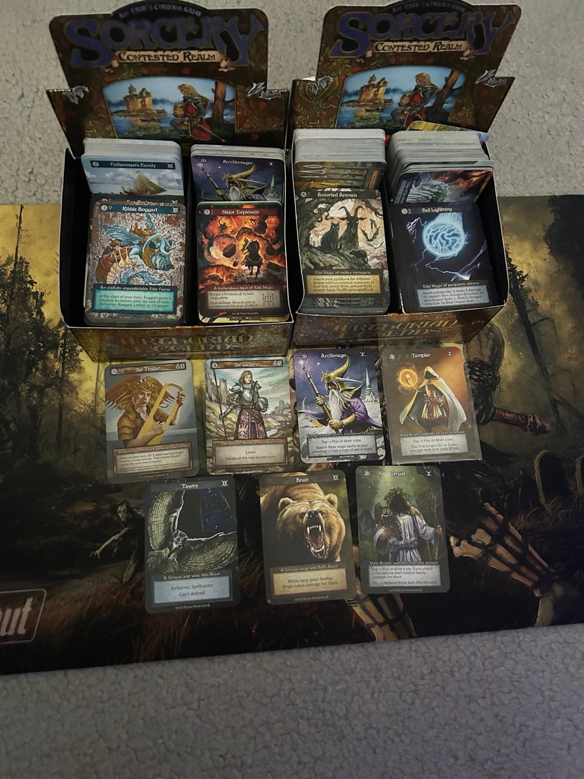 Sorcery card game complete lot