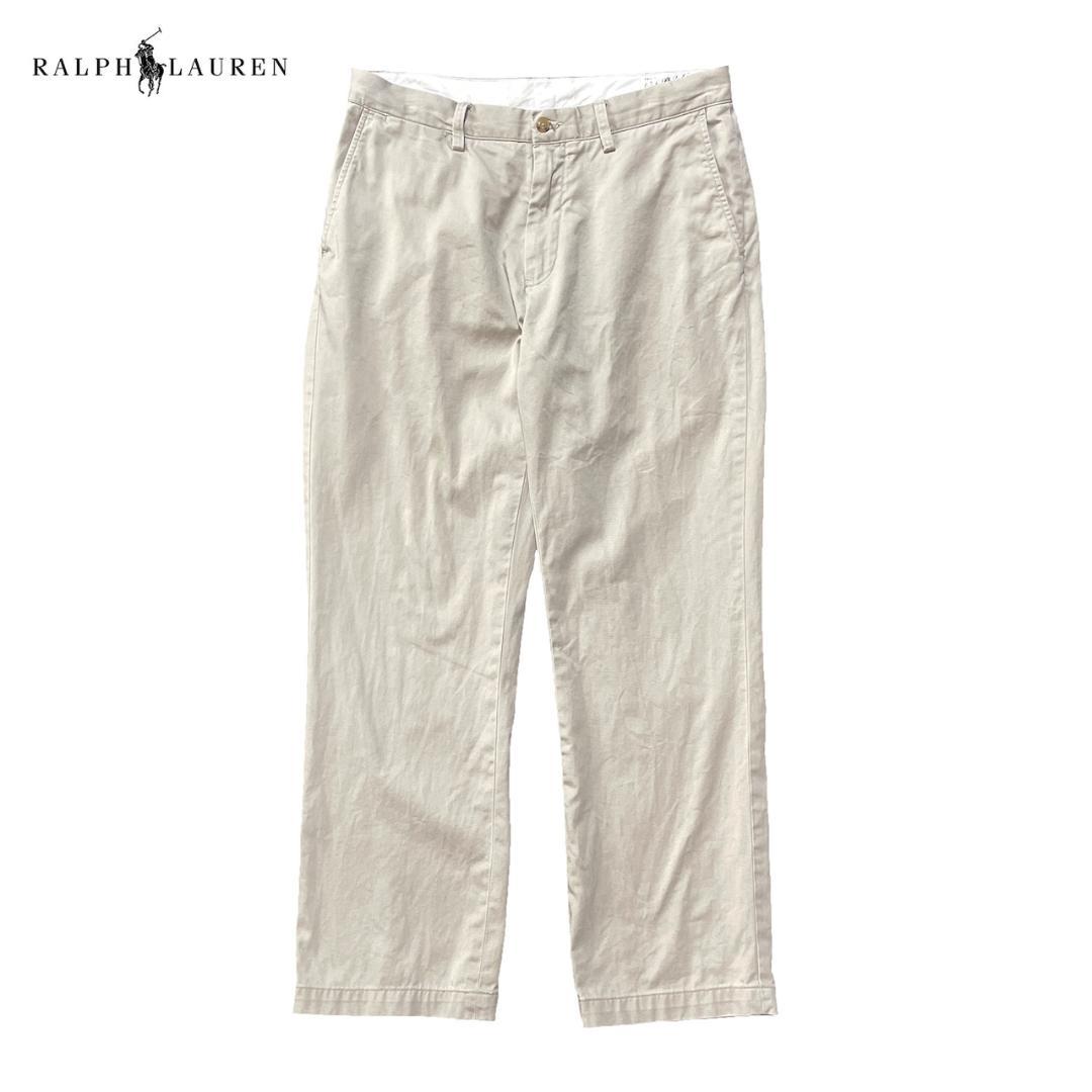 Vintage Polo Ralph Lauren Cotton Chino Trousers, Polo Chino Slacks, Chino Pants, W32