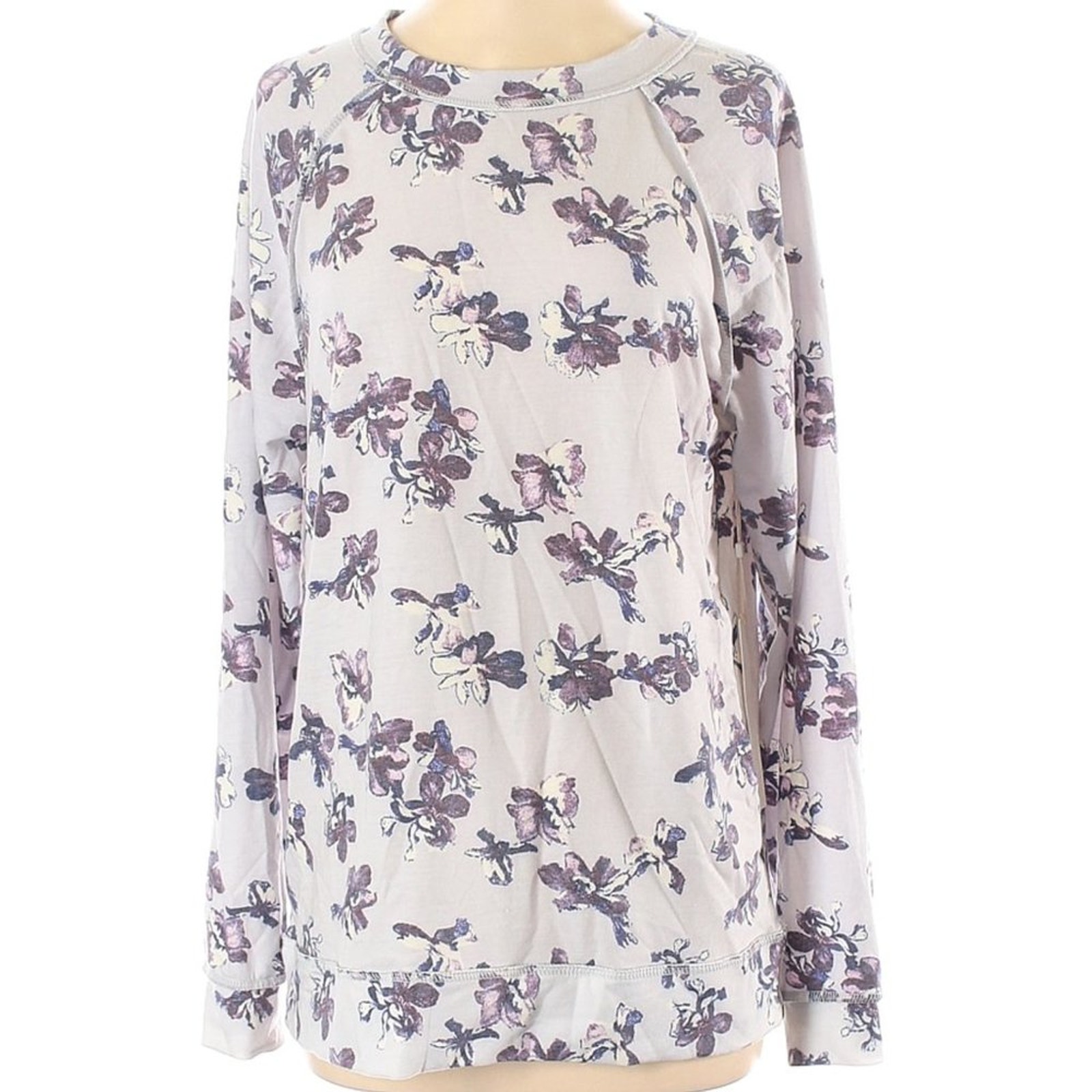 NWT Caslon Sweatshirt Long Sleeves Scoop Neckline Small