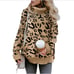 Cozy Leopard Turtleneck Sweater