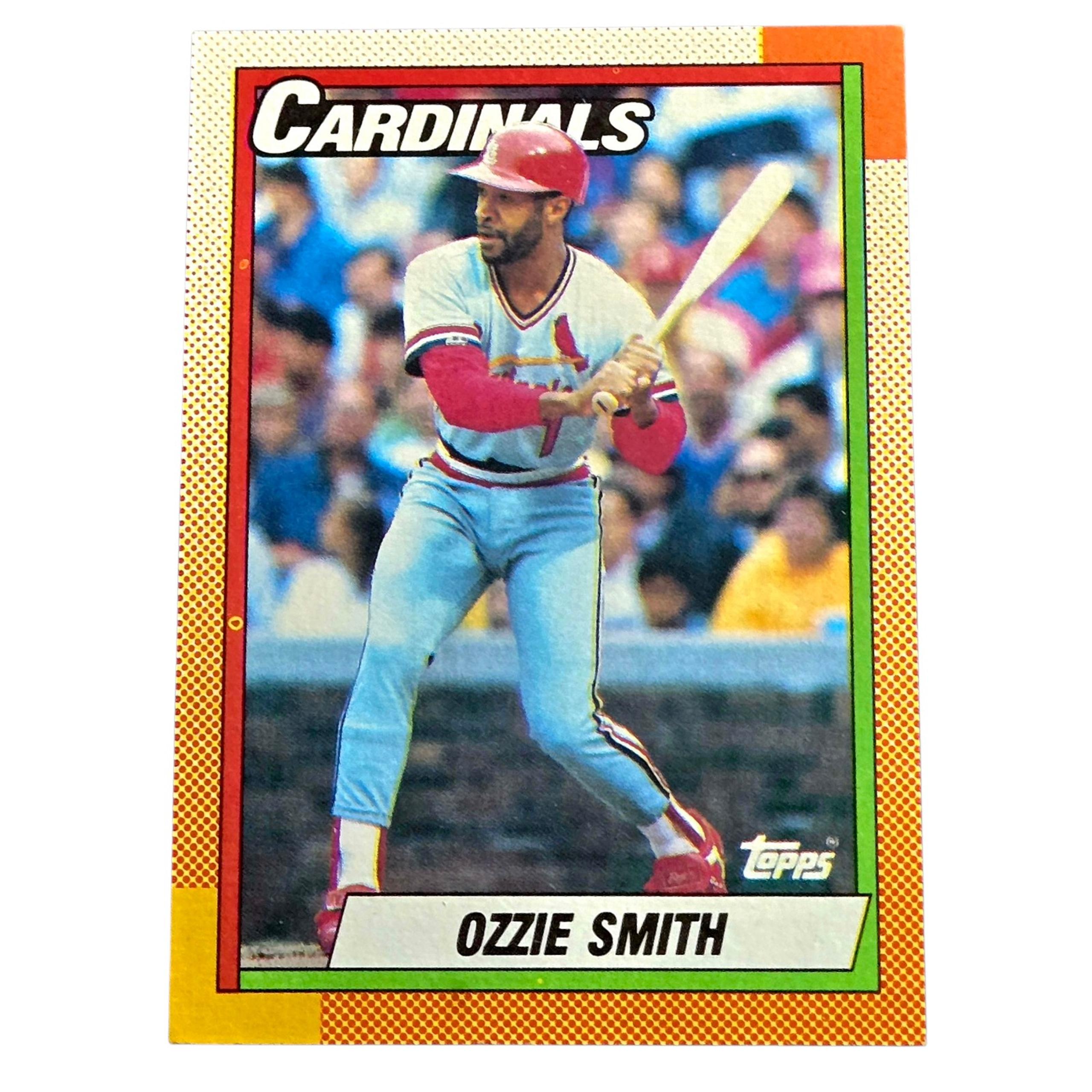 1990 Topps Baseball #590 Ozzie Smith St. Louis Cardinals HOF RARE Trading Card