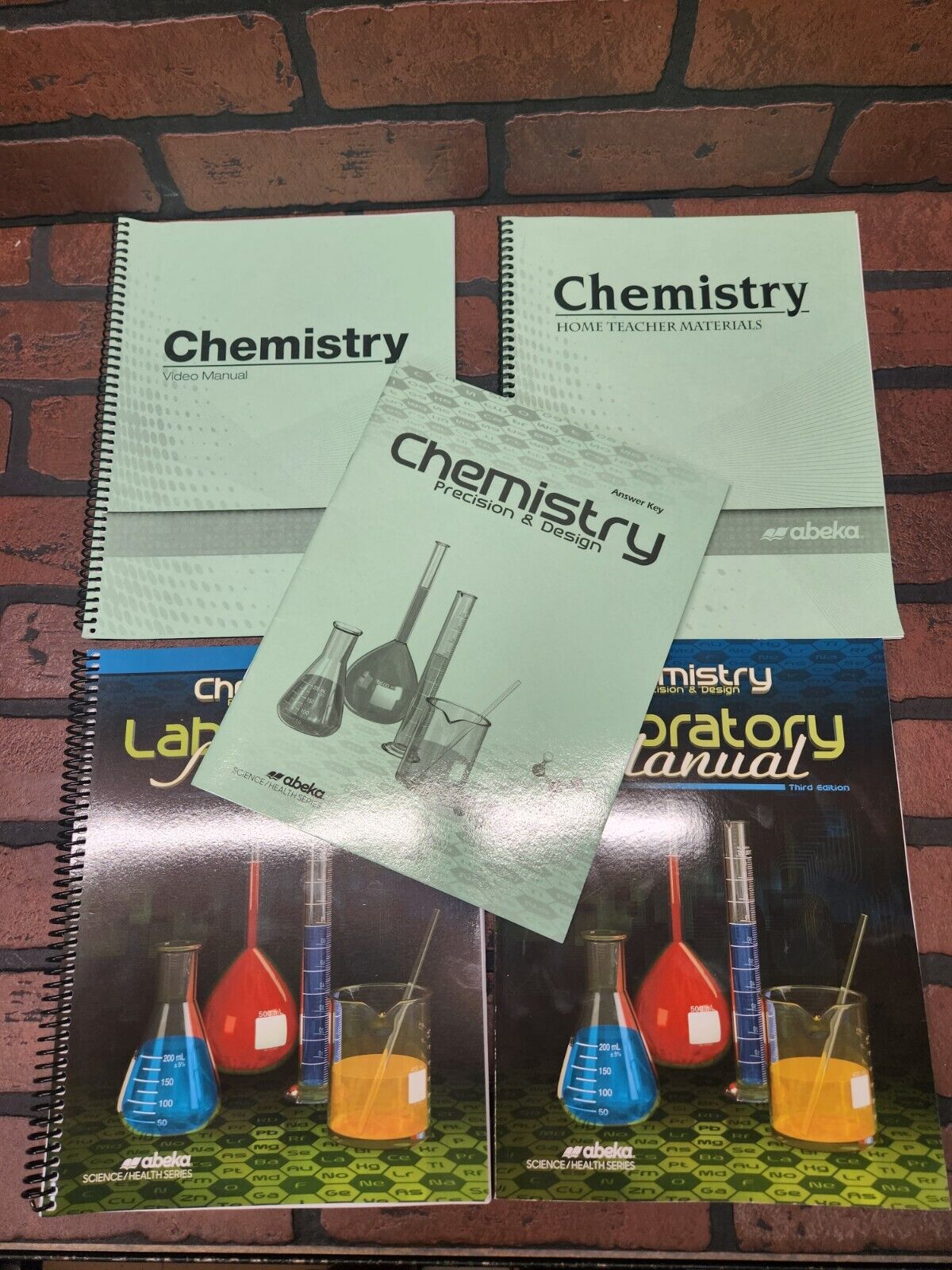 Abeka Chemistry Third Edition Textbook Laboratory Manual Home School Teacher Lot