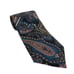 Vintage Christian Dior Mens Paisley Printed Neck Tie
