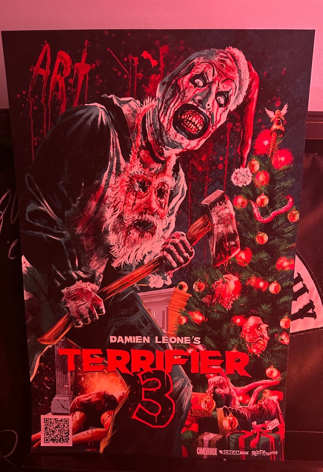 Terrifier 3 Exclusive Movie Poster!!!