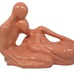 Modernist Sculpture by Jaru 1983 Peach Color