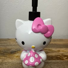 Sanrio Hello Kitty 3D Bath Soap Lotion Pump Dispenser Mushroom NEW