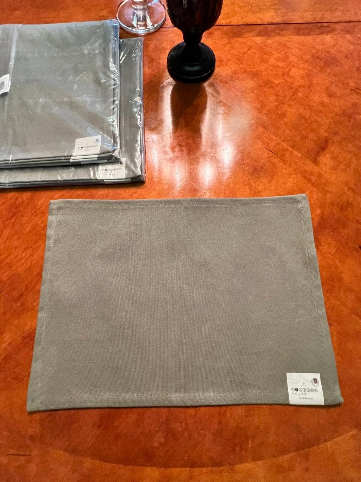 NWT Park B. Smith Vintage House Dark Sage Green Placemats-Set of 9