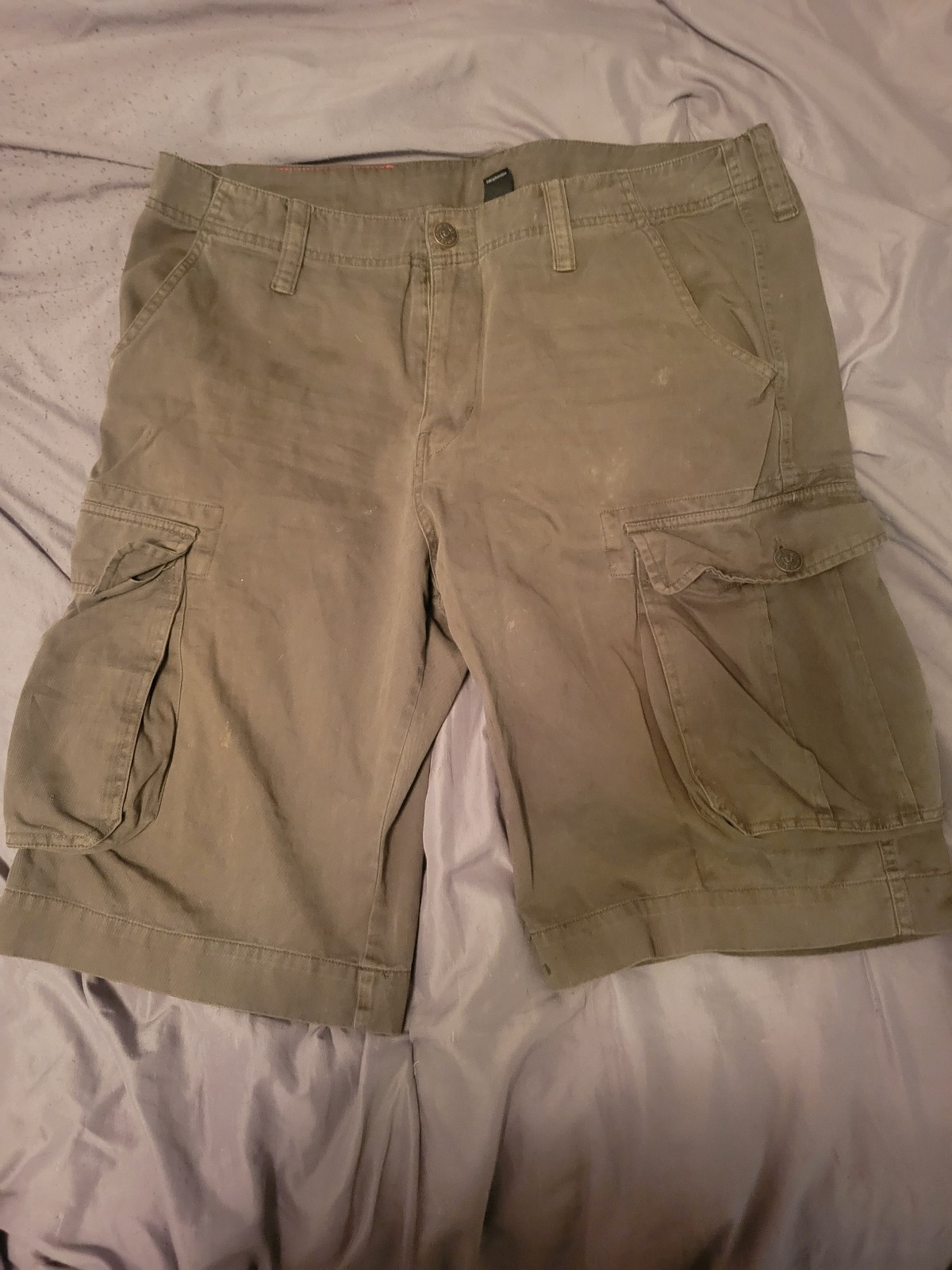 True Religion Mens Cargo Shorts