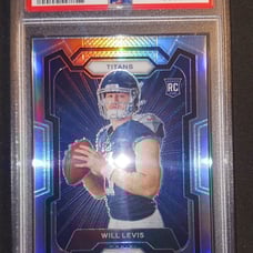 Will Levis Rookie Card Prizm Silver PSA 9