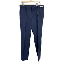 New Mens Jos. A. Bank Navy Blue Traveler Trousers