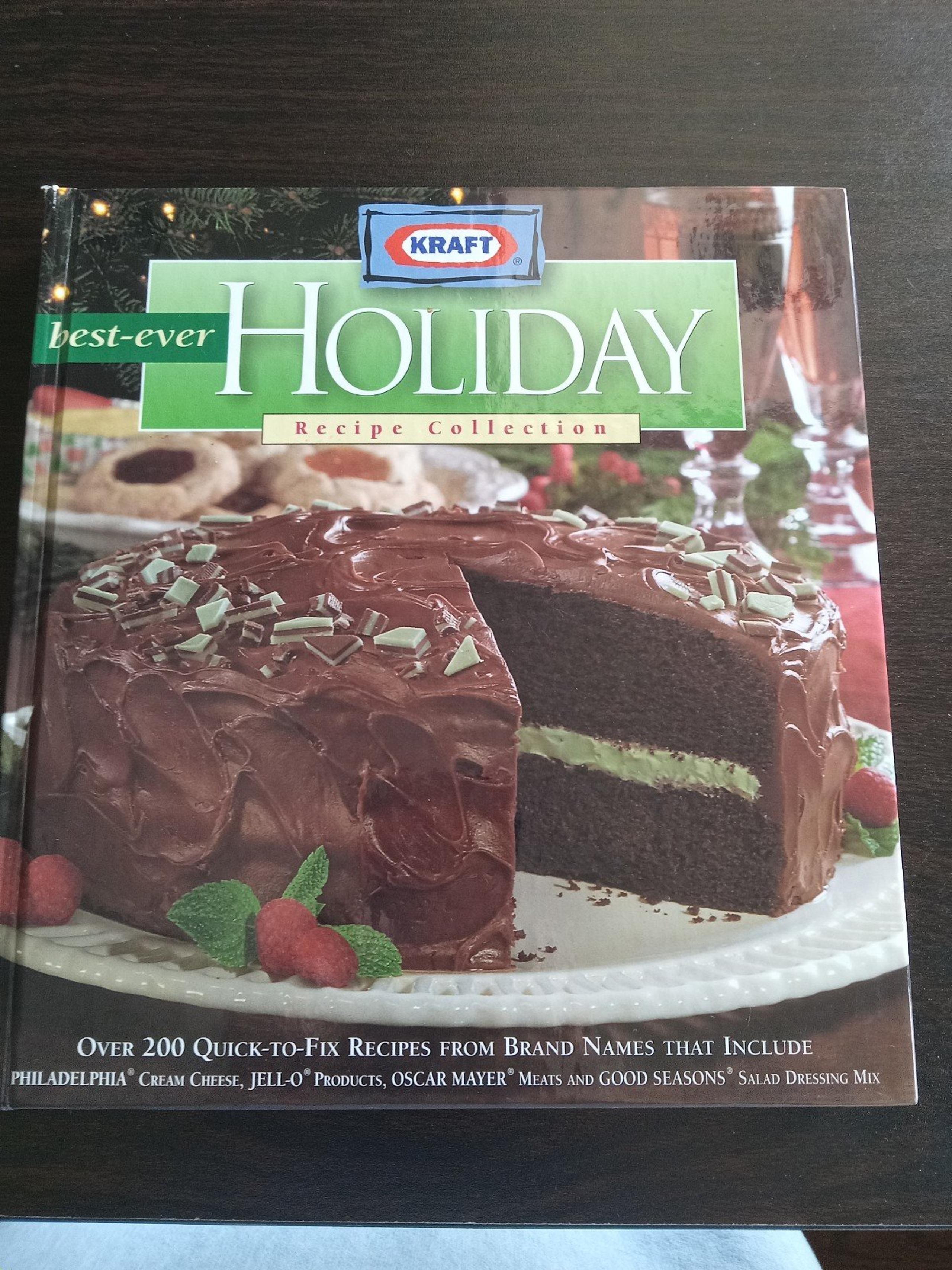 Holiday cook book recipes vintage Kraft 1999