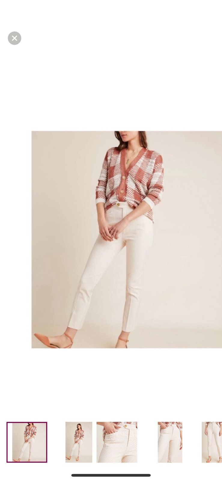 Anthropologie The Essential Slim Red Tailored Trousers 12 Retro Wedding Career