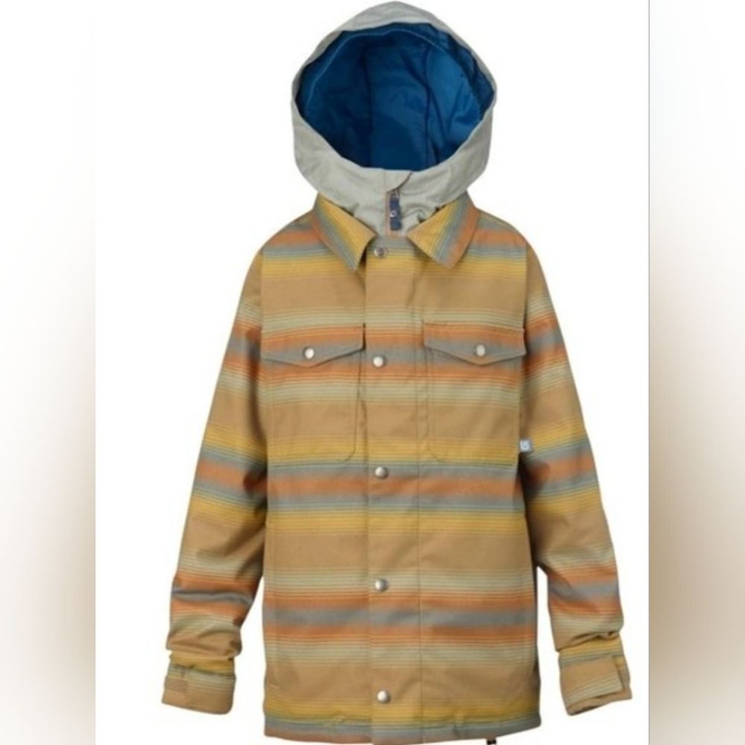 Burton Ski Snowboard Winter Insulated Jacket coat hood Boys L (14/16) or Men XS