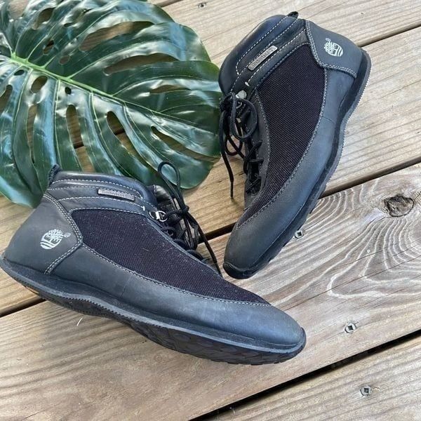 Timberland Black High Top Sneakers 7.5