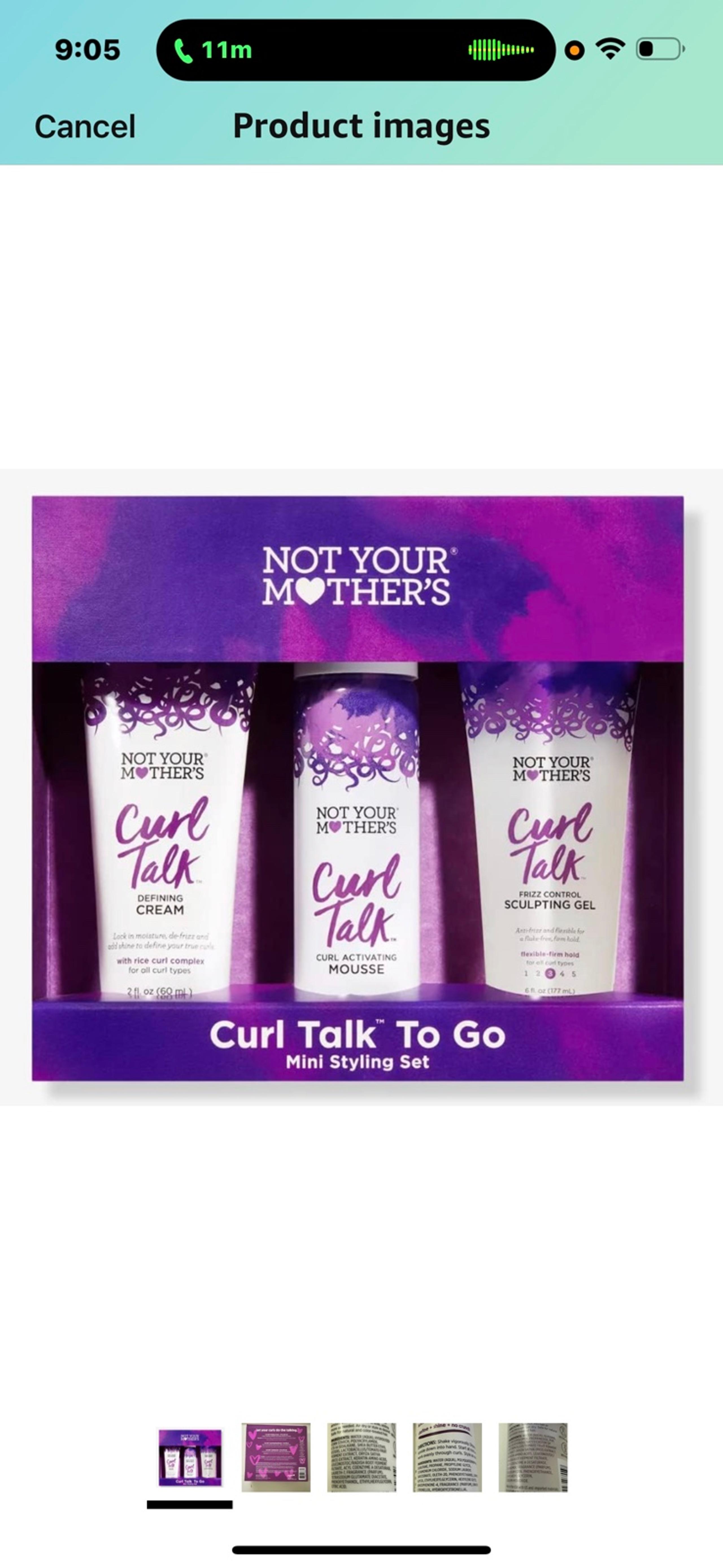 Not Your Mothers Curl Talk Mini Styling Set