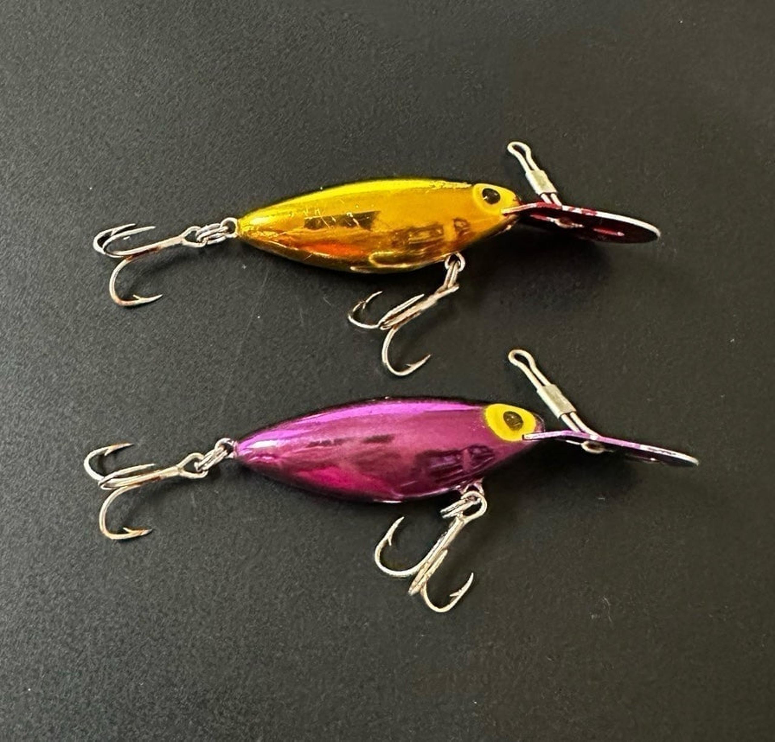 Vintage Thin Fin Hot n Tot Fishing Lures (Lot of 2) - Storm