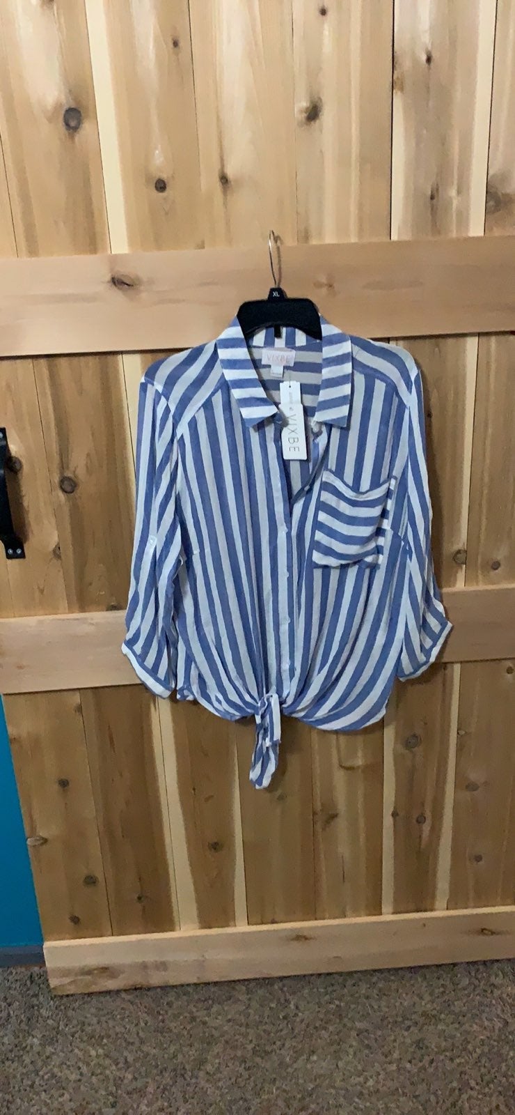 thompkins tie front top