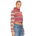 NWT Free People My Girl Turtleneck Sweater In Sunburst Combo Wool Blend