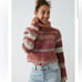 NWT Free People My Girl Turtleneck Sweater In Sunburst Combo Wool Blend