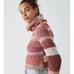 NWT Free People My Girl Turtleneck Sweater In Sunburst Combo Wool Blend