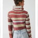 NWT Free People My Girl Turtleneck Sweater In Sunburst Combo Wool Blend