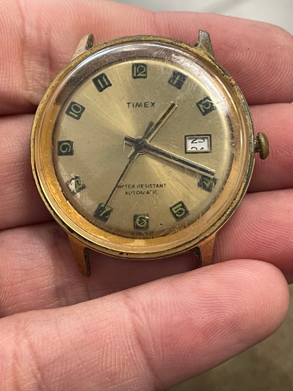 Watch timex self winding parts repair fix