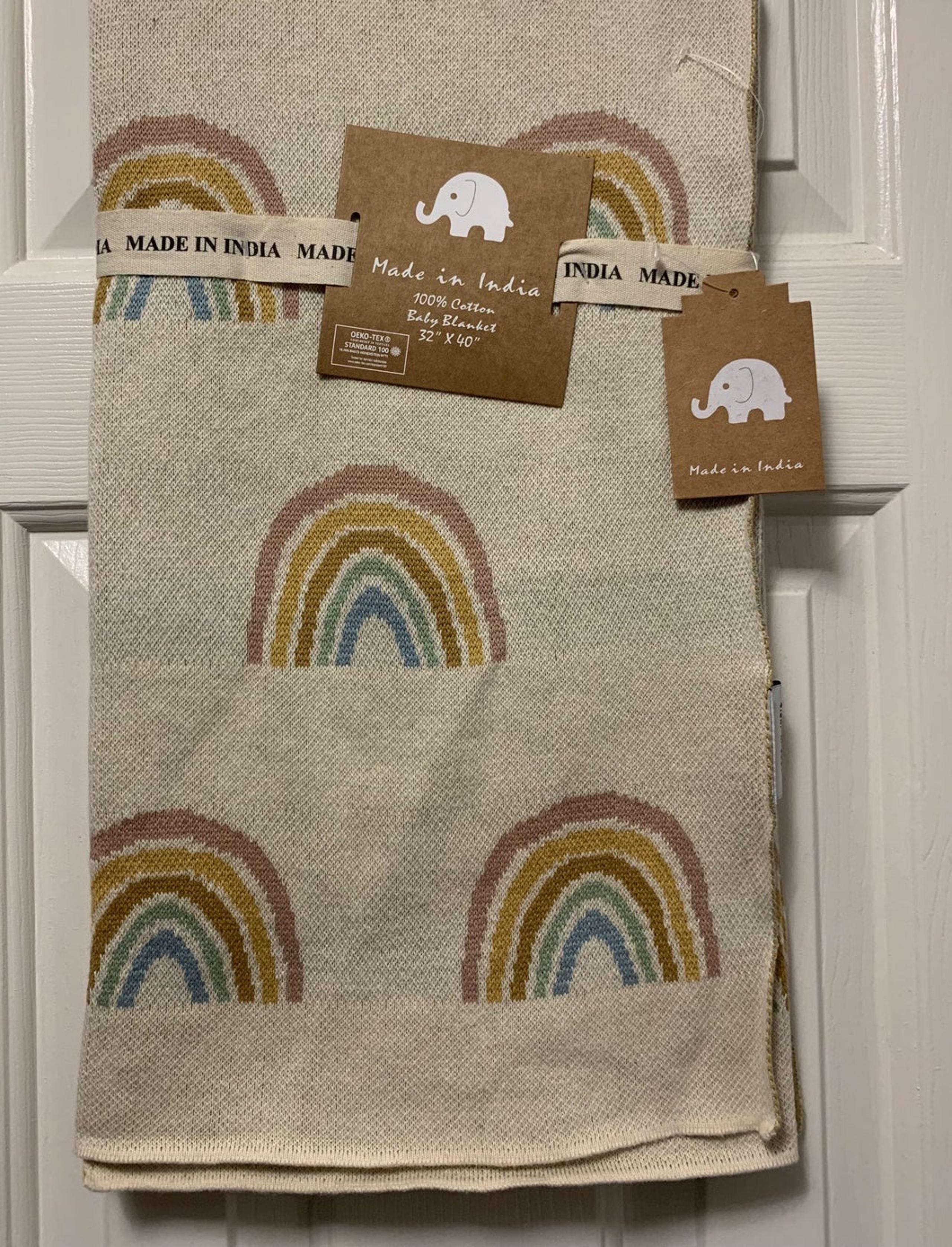 Made in India Blanket (Rainbow)