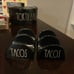 Rae Dunn Black TORTILLA & TACOS Set