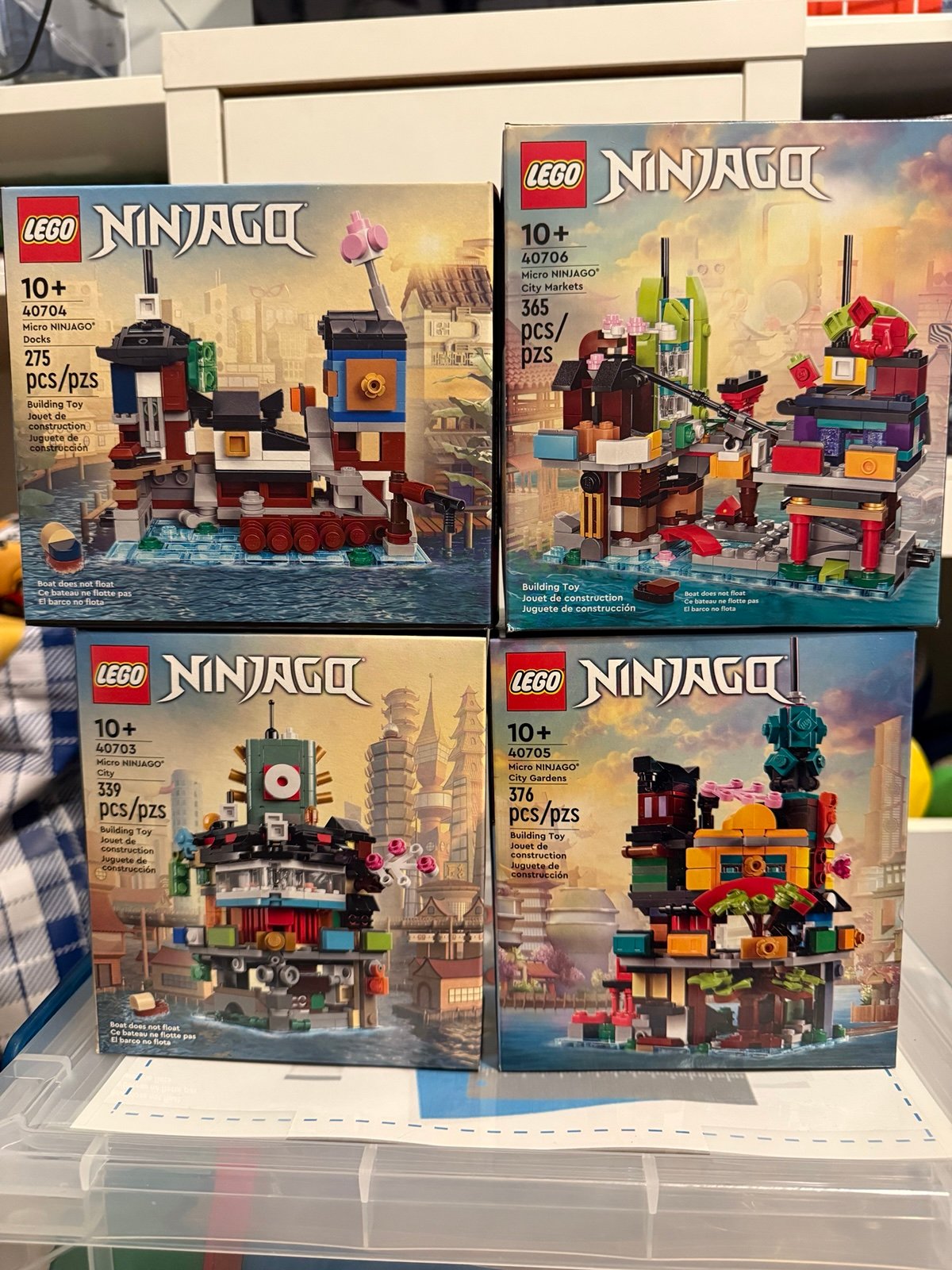 Ninjago Micro City Set of 4