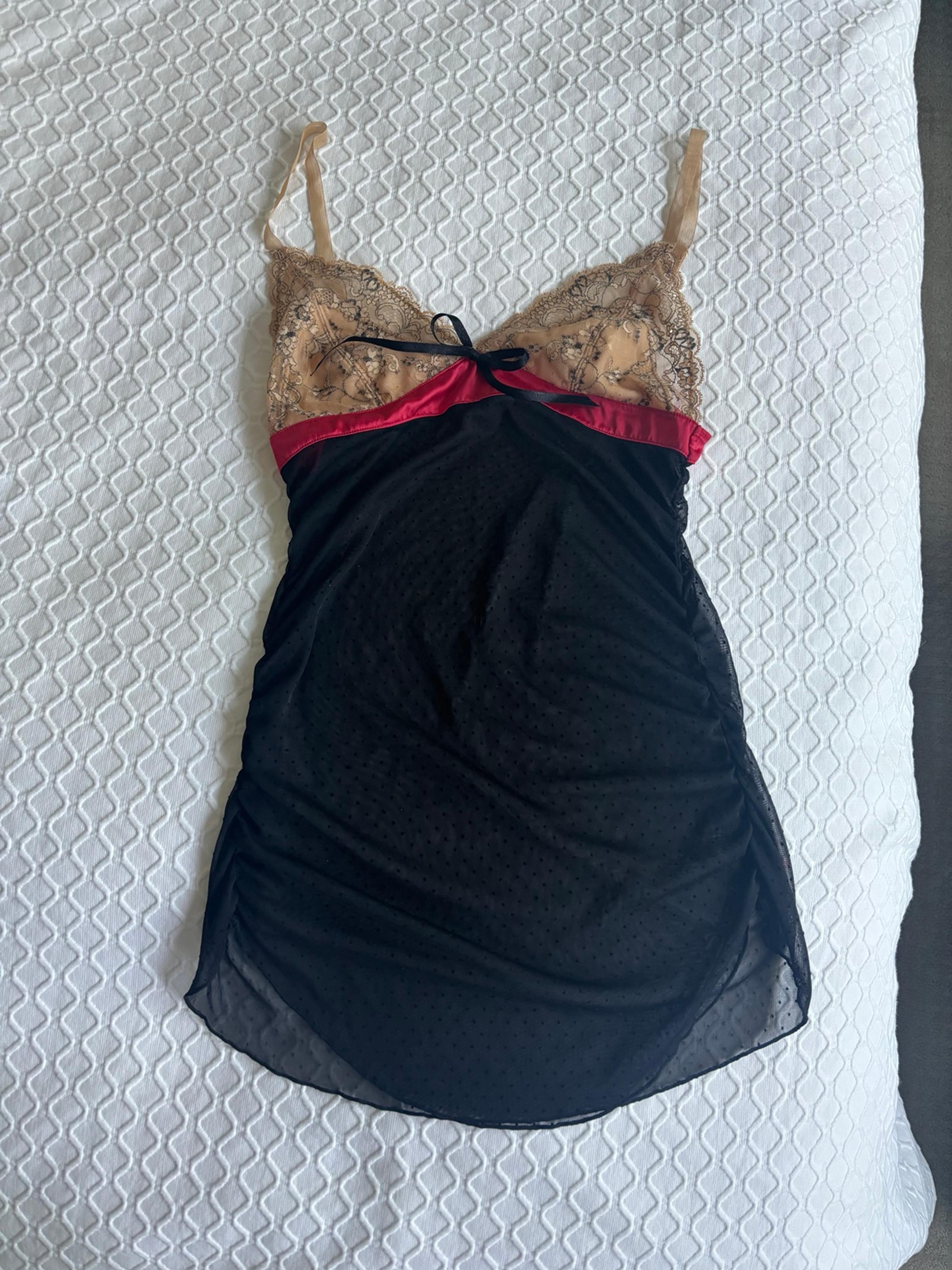 Rampage Cami / Intimates / Sleepwear / Lingerie Lace, Satin Black Red Beige S