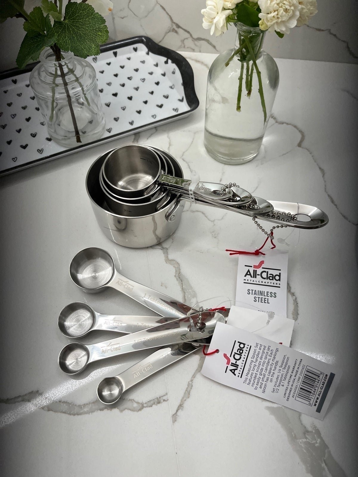 All-Clad Stainless-Steel Standard Measuring Cups & Spoons Sets