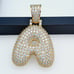 925 Sterling Silver Cubic Zircon Pendant, UU1P7A7126