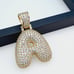 925 Sterling Silver Cubic Zircon Pendant, UU1P7A7126