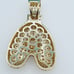 925 Sterling Silver Cubic Zircon Pendant, UU1P7A7126