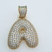 925 Sterling Silver Cubic Zircon Pendant, UU1P7A7126