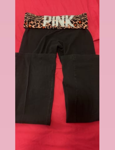 PINK flare leggings