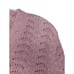 Vintage Julie Knitwear Pink Metallic Open Knit V-Neck Sweater Women Size XS or S
