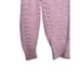 Vintage Julie Knitwear Pink Metallic Open Knit V-Neck Sweater Women Size XS or S