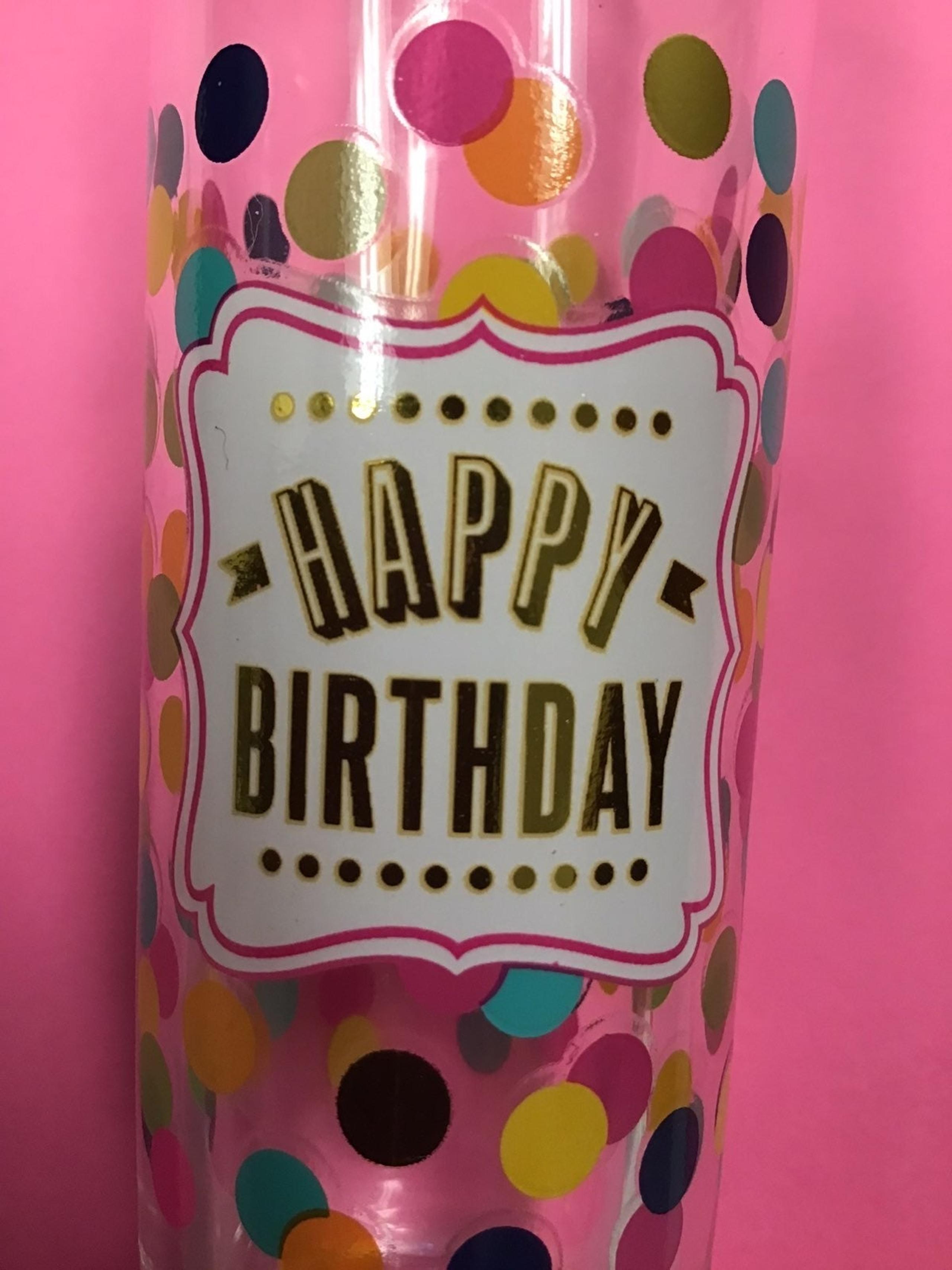 HAPPY BIRTHDAY SHOT GLASS