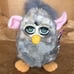 Gray Furby Green Eyes