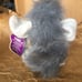 Gray Furby Green Eyes
