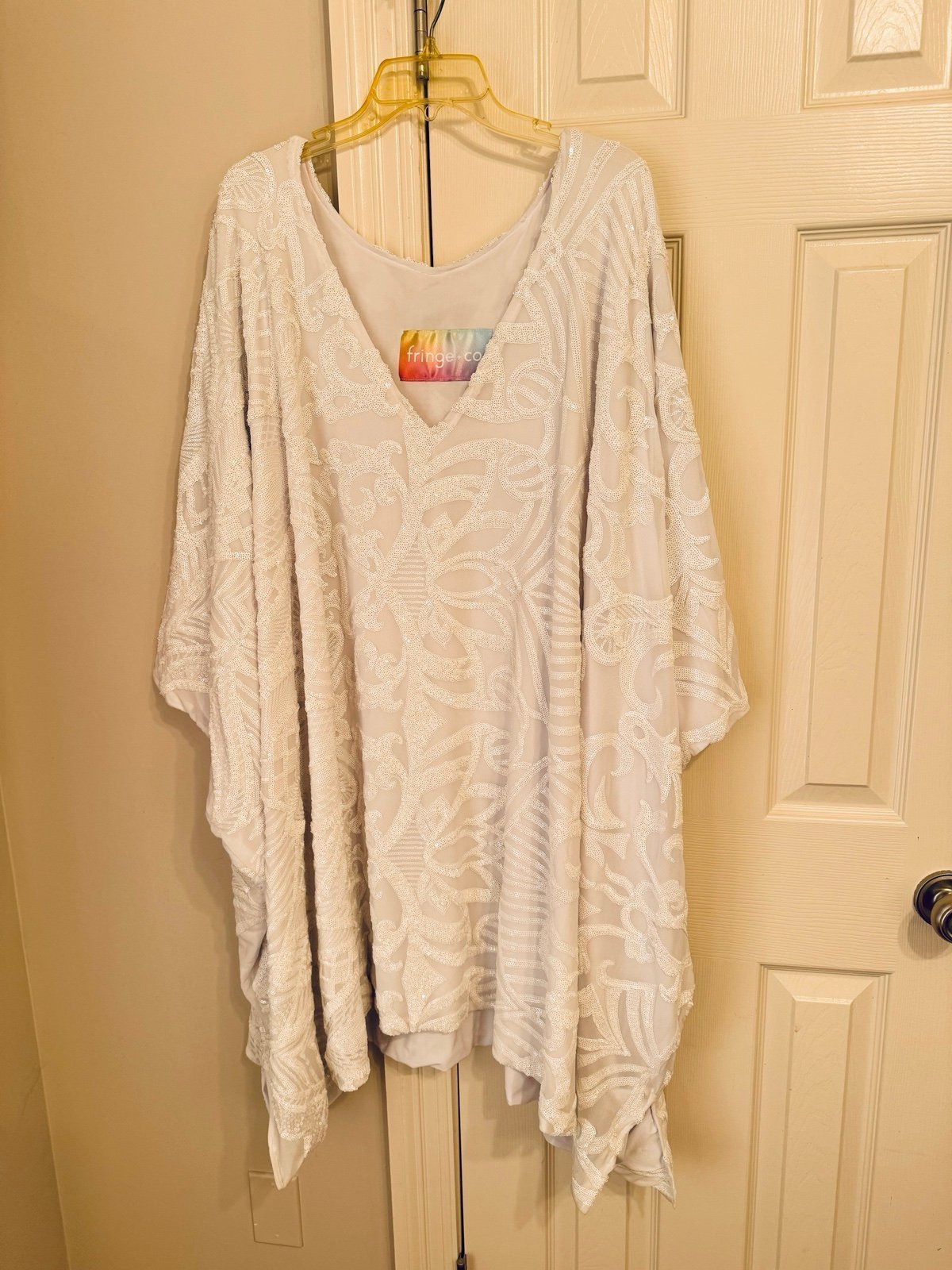 Sequin Caftan Dress