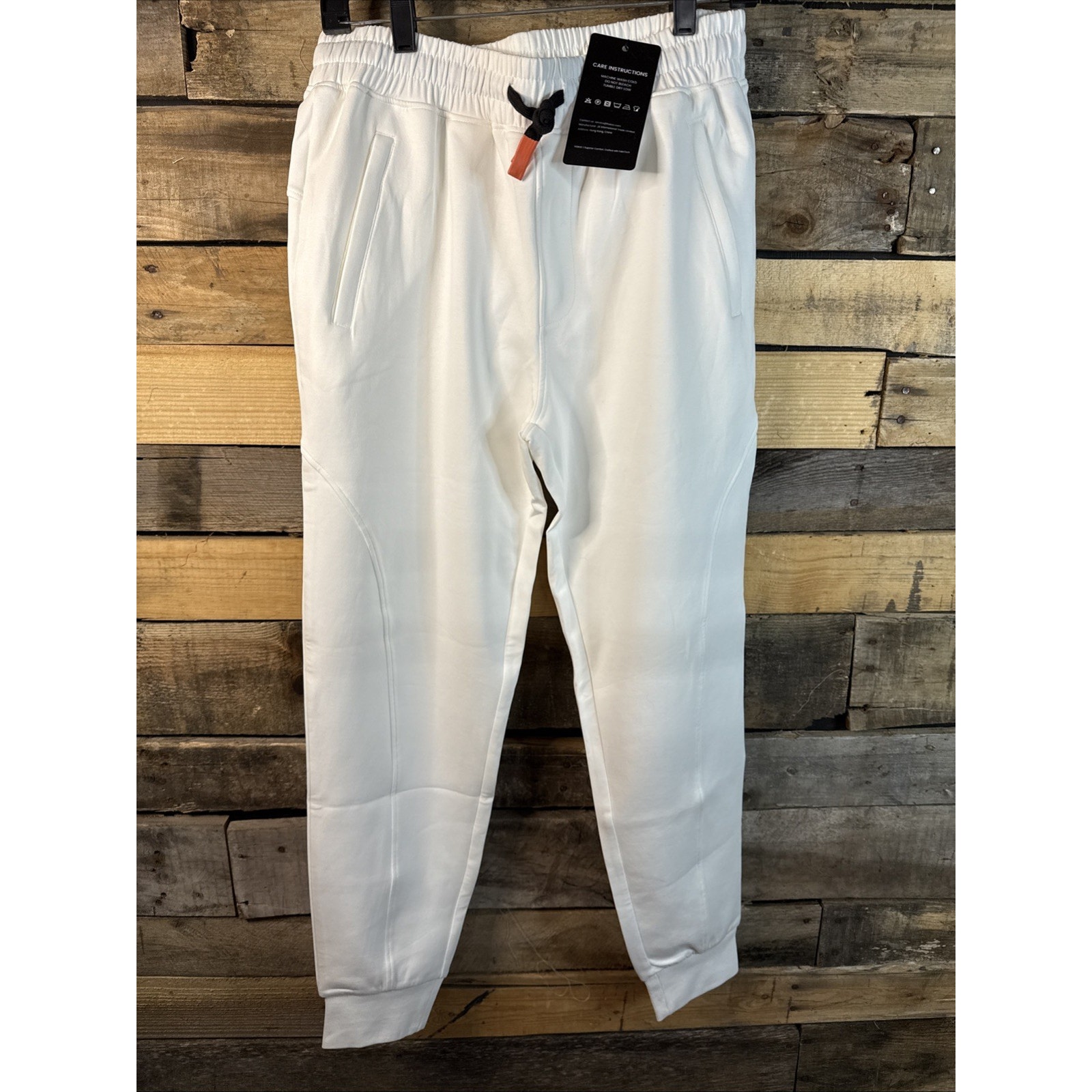 Men's Weekend Performance Jogger, Large, White