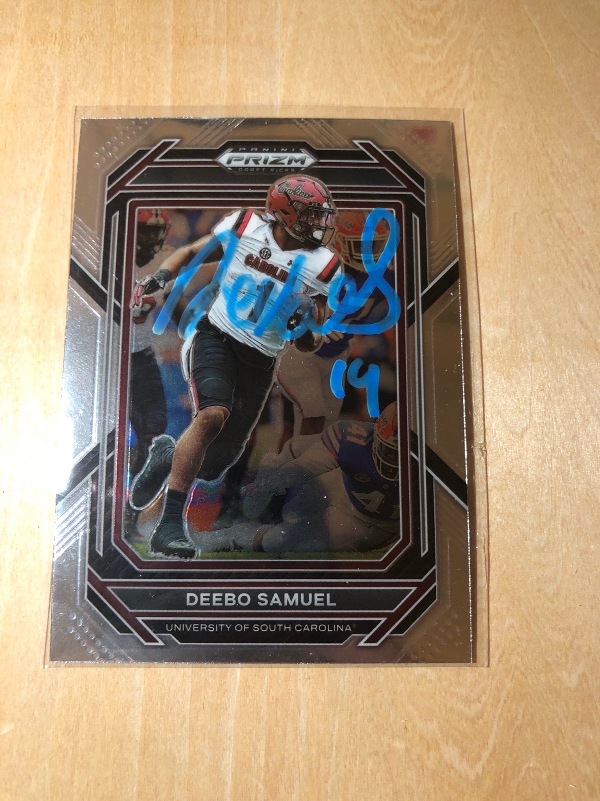 Deebo Samuel autograph football card