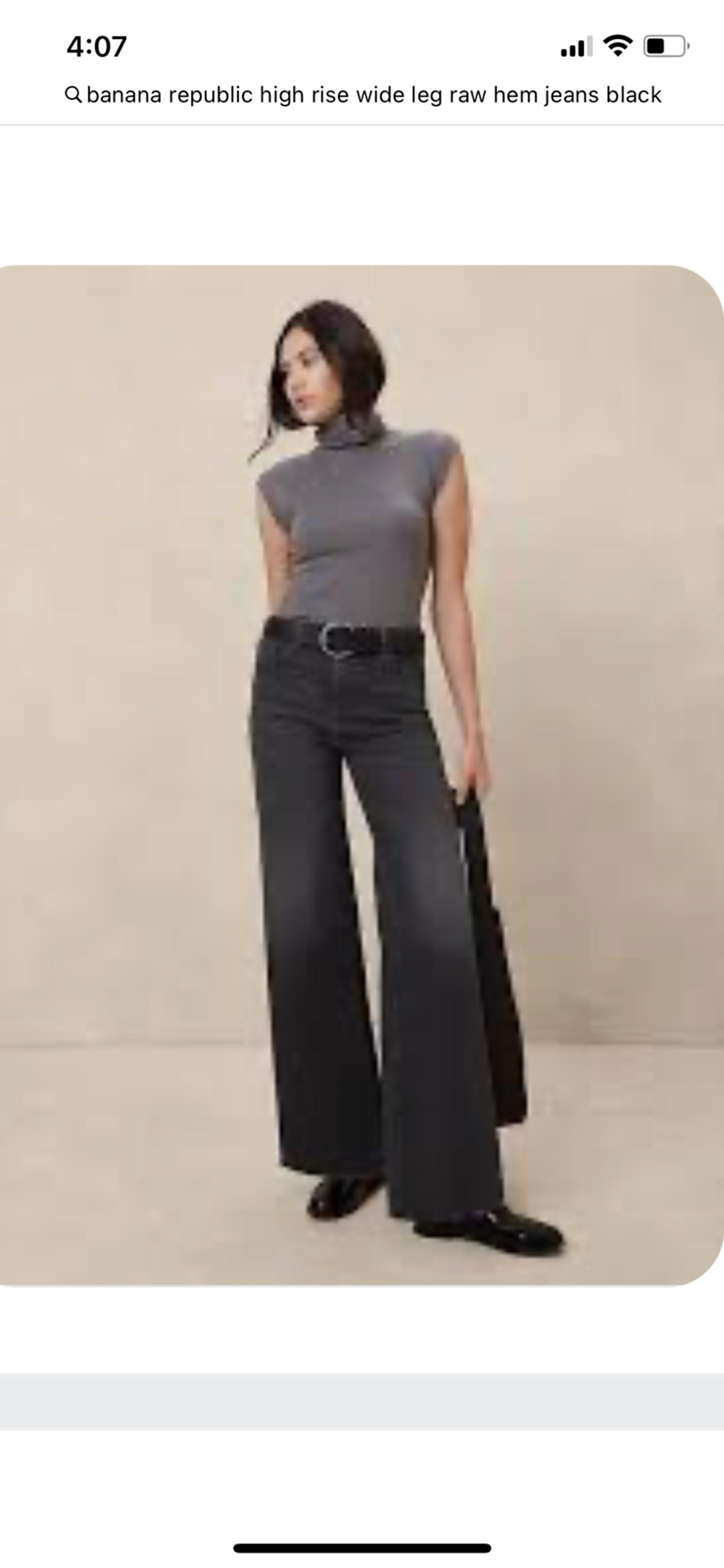 NWT factory wide leg jeans - Banana Republic