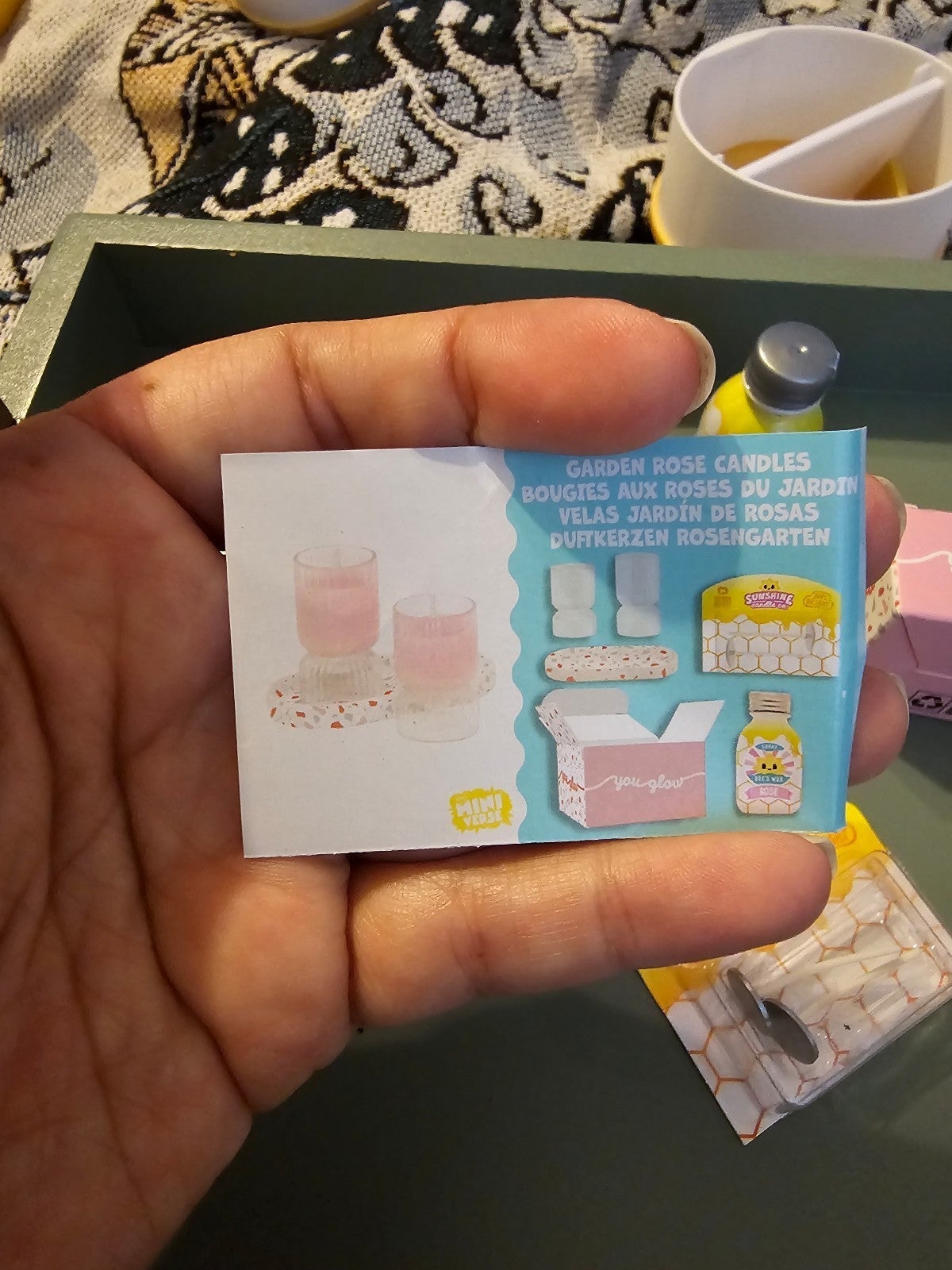 make it mini lifestyle "garden rose candle"