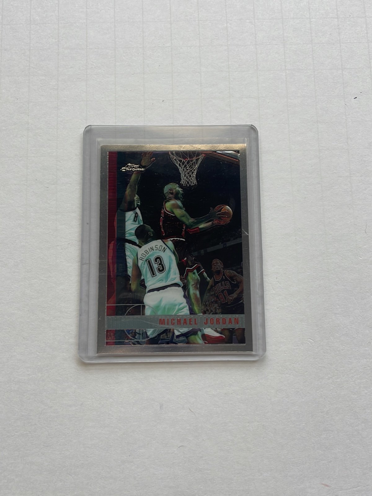 MICHAEL JORDAN TOPPS CHROME 1998 CARD